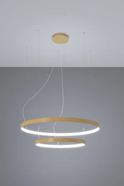 Lampa wisząca RIO 2 55/78 złoty LED 4000K (TH.268) - Thoro Lighting
