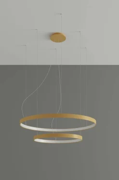 Lampa wisząca RIO 2 55/78 złoty LED 3000K (TH.214) - Thoro Lighting