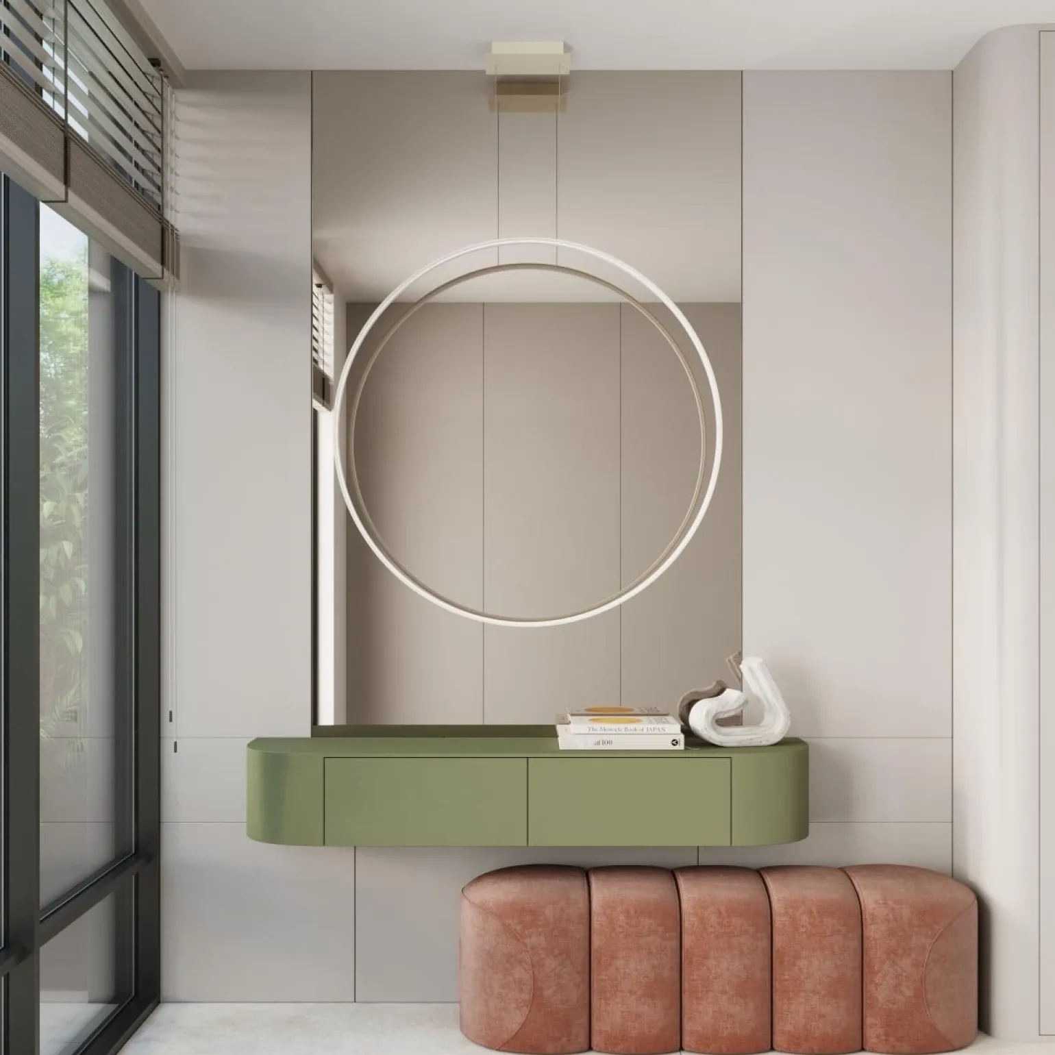 Lampa wisząca RIO 55 beżowa LED 3000K (TH.361) - Thoro Lighting