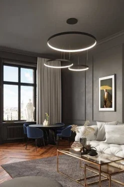 Lampa wisząca RIO 110 czarny LED 4000K (TH.112) - Thoro Lighting