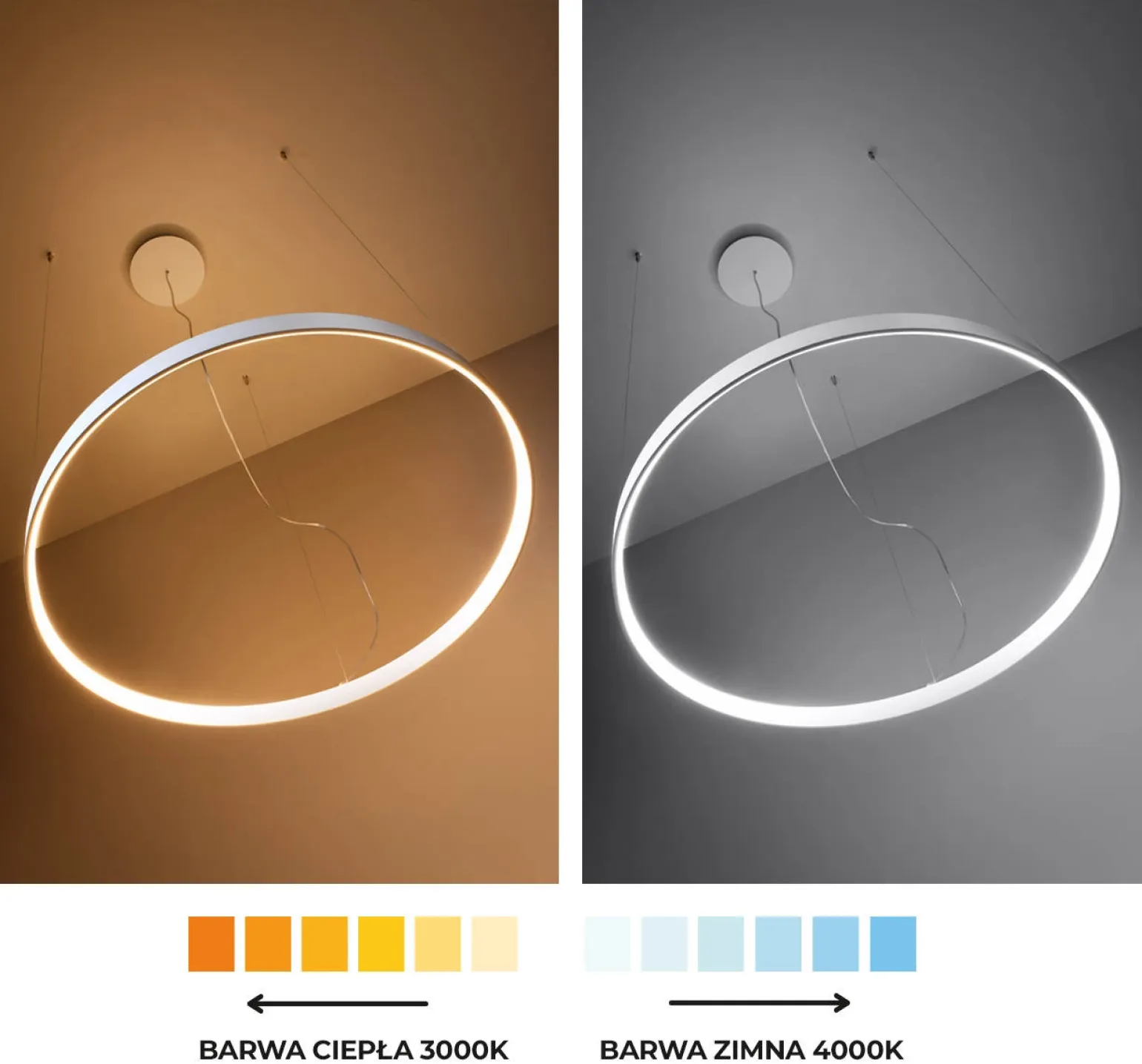 Lampa wisząca RIO 78 czarny LED 3000K (TH.118) - Thoro Lighting