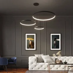 Lampa wisząca RIO 55 czarny LED 3000K (TH.106) - Thoro Lighting