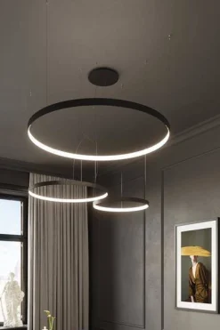 Lampa wisząca RIO 55 czarny LED 3000K (TH.106) - Thoro Lighting