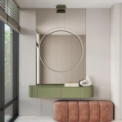 Lampa wisząca RIO 110 zielona oliwka LED 3000K (TH.385) - Thoro Lighting