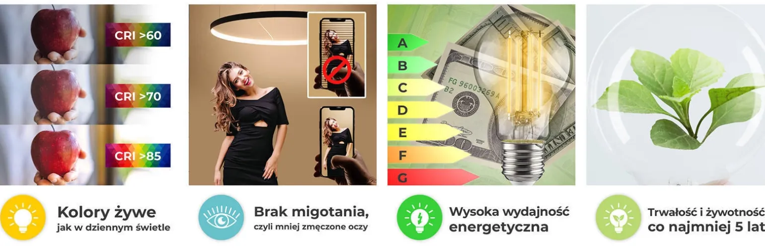 Lampa wisząca RIO 78 złota LED 4000K (TH.140) - Thoro Lighting