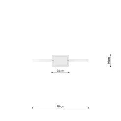 Lampa wisząca RIO 78 złota LED 3000K (TH.175) - Thoro Lighting