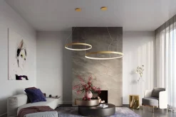 Lampa wisząca RIO 110 złoty LED 4000K (TH.219) - Thoro Lighting