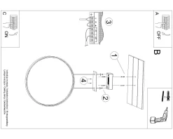 Lampa wisząca RIO 78 złoty połysk LED 3000K (TH.248) - Thoro Lighting