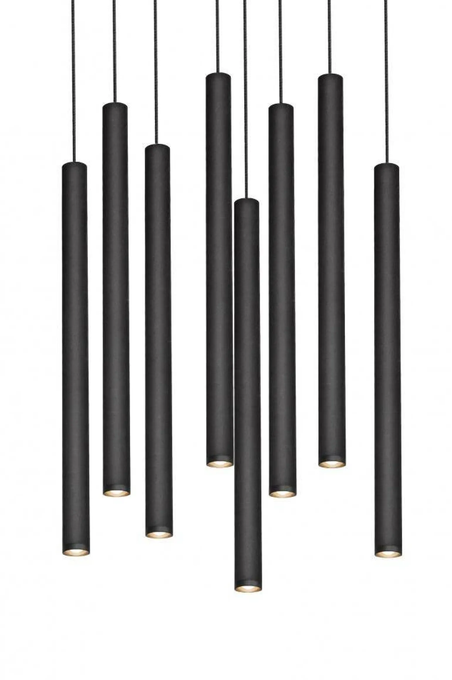 Lampa wisząca ROLL 8 kolor Czarny (11174802) - KASPA