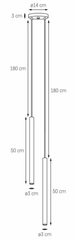 Lampa wisząca ROLL 2 kolor Biały (11176201) - KASPA