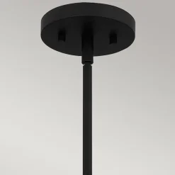 Lampa wisząca Royer - 1 źródło światła - Matowa czerń (QZ-ROYER-1P-MBK) - Elstead Lighting