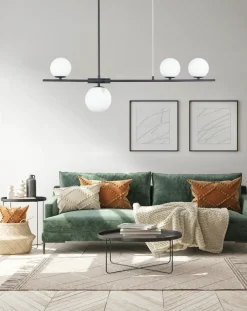 Lampa wisząca SANTANDER czarna kule BK (AZ4418) - Azzardo