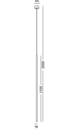 Lampa Wisząca SCOP 012 SLIM (5012S1203) - Elkim Lighting