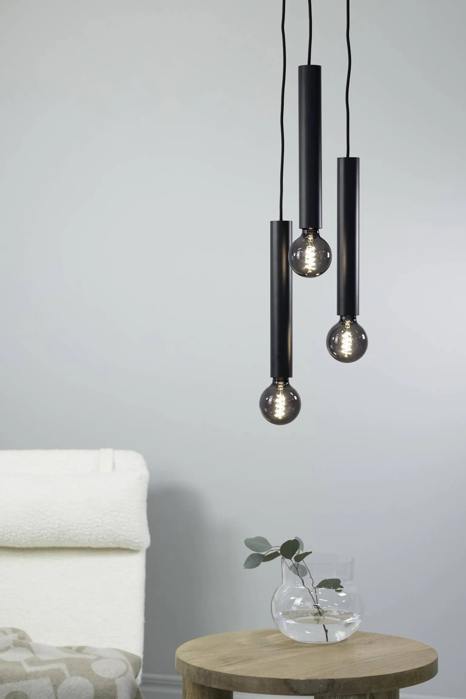 Lampa Wisząca SENCILLO Round 3L Black (108435) - Markslojd