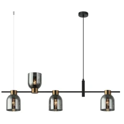 Lampa wisząca Servio (PND-66892-4-BK-SG) - Italux