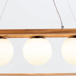 Lampa wisząca Sfera - 3 źródła światła (QN-SFERA-3P-TEAK) - Quintiesse