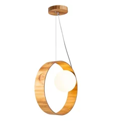 Lampa wisząca Sfera - 1 źródło światła (QN-SFERA-1P-TEAK) - Quintiesse