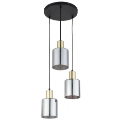 Lampa wisząca SIERRA GOLD lustrzana 3 PŁ (6663) - TK Lighting