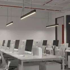 Lampa Wisząca Sigi III LED czarna (PL0128-BK) - Yaskr