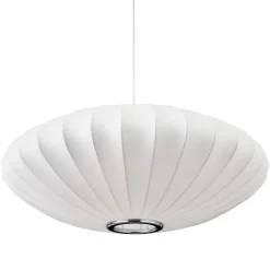Lampa wisząca SILK FLAT biała 50 cm (ST-2328-50) - Step into Design