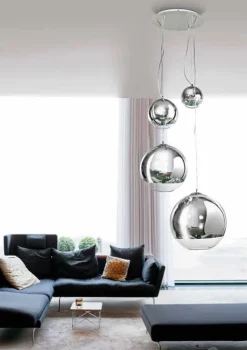 Lampa wisząca Silver Ball 4 (3873-4P | AZ2531) Azzardo - żyrandol
