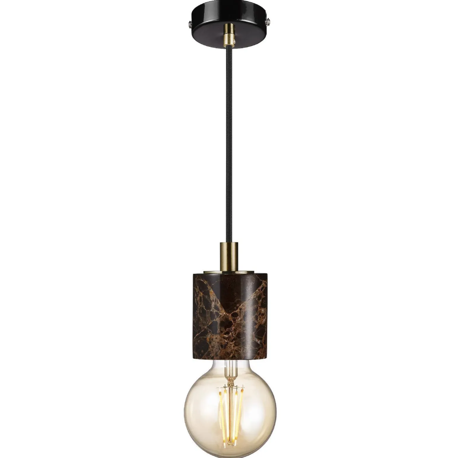 Lampa wisząca SIV brązowy marmur (45883018) - Nordlux