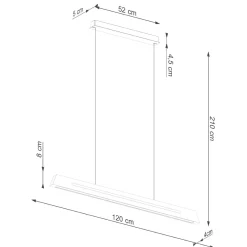 Lampa wisząca SKOG 150 LED 3000K (TH.349) - Thoro Lighting