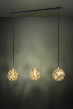 Lampa wisząca SKOURA czarna (39757) - EGLO