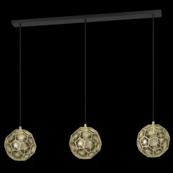 Lampa wisząca SKOURA czarna (39757) - EGLO