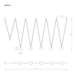Lampa wisząca SLING V (10355) - Nowodvorski