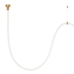 Lampa wisząca SNAKE LED wąż ledowy złota 300 cm (MD1021-3 gold) - Step into Design