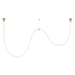 Lampa wisząca SNAKE LED wąż ledowy złota 300 cm (MD1021-3 gold) - Step into Design