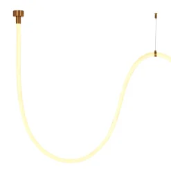 Lampa wisząca SNAKE LED wąż ledowy złota 300 cm (MD1021-3 gold) - Step into Design