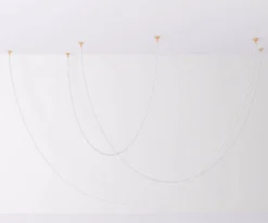 Lampa wisząca SNAKE LED wąż ledowy złota 500 cm (MD1021-5 gold) - Step into Design