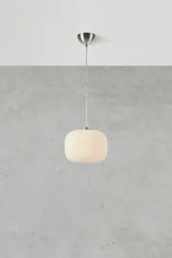 Lampa wisząca SOBER Pendant 1L White/Satin Nickel (109008) Markslojd