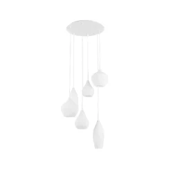 Lampa wisząca SOFT SP6 kol. biały (087818) Ideal Lux - żyrandol