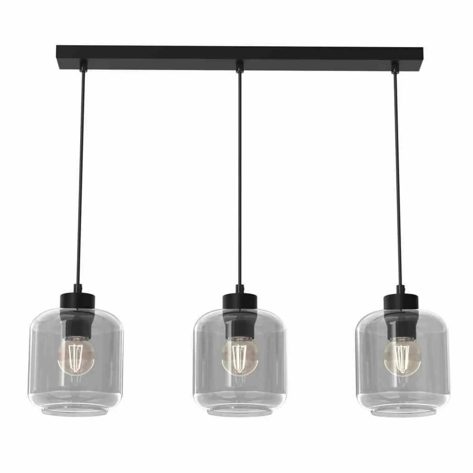 Lampa wisząca SOMBRA SMOKED 3xE27 (MLP8374) - Milagro