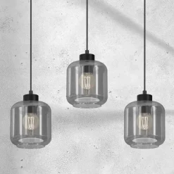 Lampa wisząca SOMBRA SMOKED 3xE27 (MLP8374) - Milagro