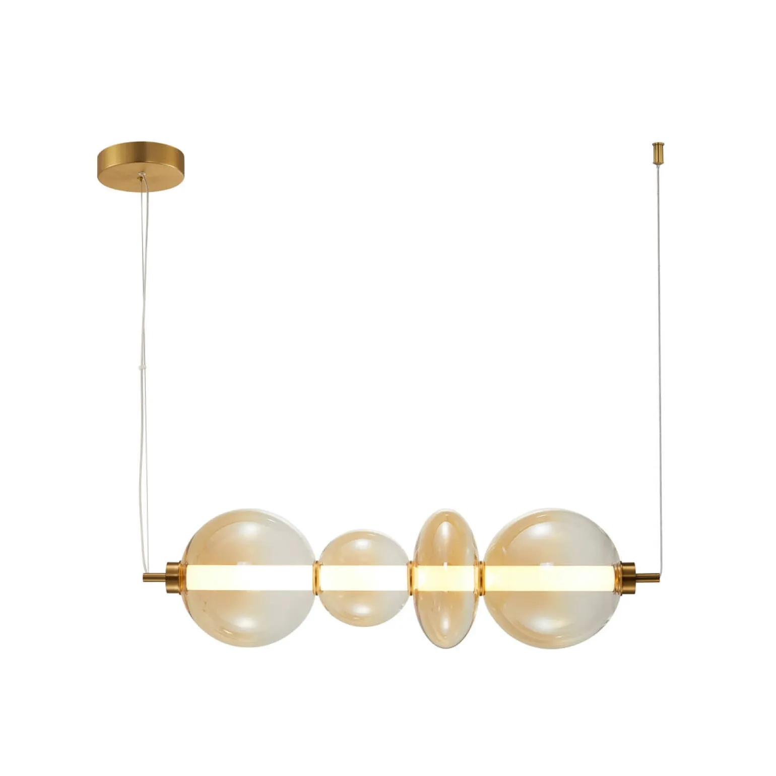 Lampa wisząca Sonte (PND-24352-36W-AB-AMB) - Italux