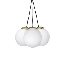 Lampa wisząca SPARTA BLACK / GOLD 3xE14 (MLP6499) - Milagro