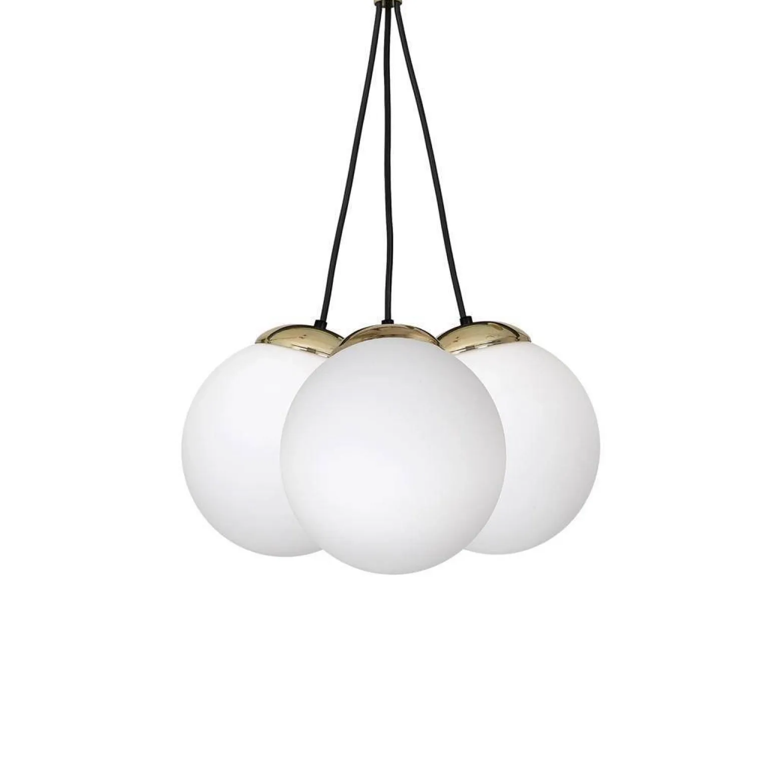 Lampa wisząca SPARTA BLACK / GOLD 3xE14 (MLP6499) - Milagro