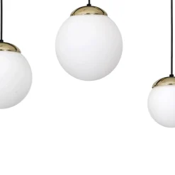 Lampa wisząca SPARTA BLACK / GOLD 3xE14 (MLP6500) - Milagro