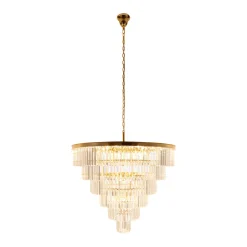 Lampa wisząca SPLENDORE złota 50 cm (DN915-50A) - Step into Design