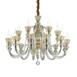 Lampa wisząca Strauss SP18 (140629) Ideal Lux - żyrandol