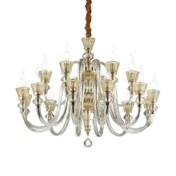 Lampa wisząca Strauss SP18 (140629) Ideal Lux - żyrandol