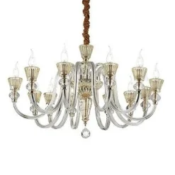Lampa wisząca Strauss SP12 (140612) Ideal Lux - żyrandol