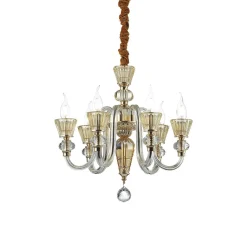 Lampa wisząca Strauss SP6 (140605) Ideal Lux - żyrandol