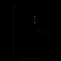 Lampa wisząca TERCINO BLACK Ø 38 (6191) - TK Lighting