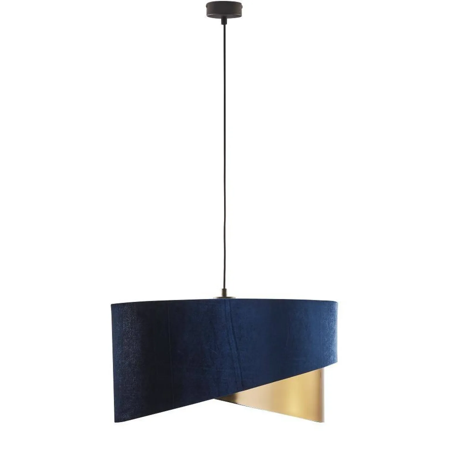 Lampa wisząca TERCINO BLUE/GOLD ŚCIĘTA Ø 50 (6434) - TK Lighting