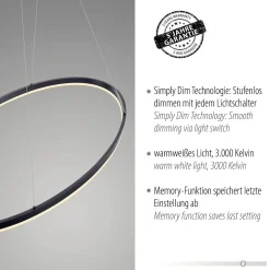 LAMPA WISZĄCA TITUS (2393-13) - Paul Neuhaus